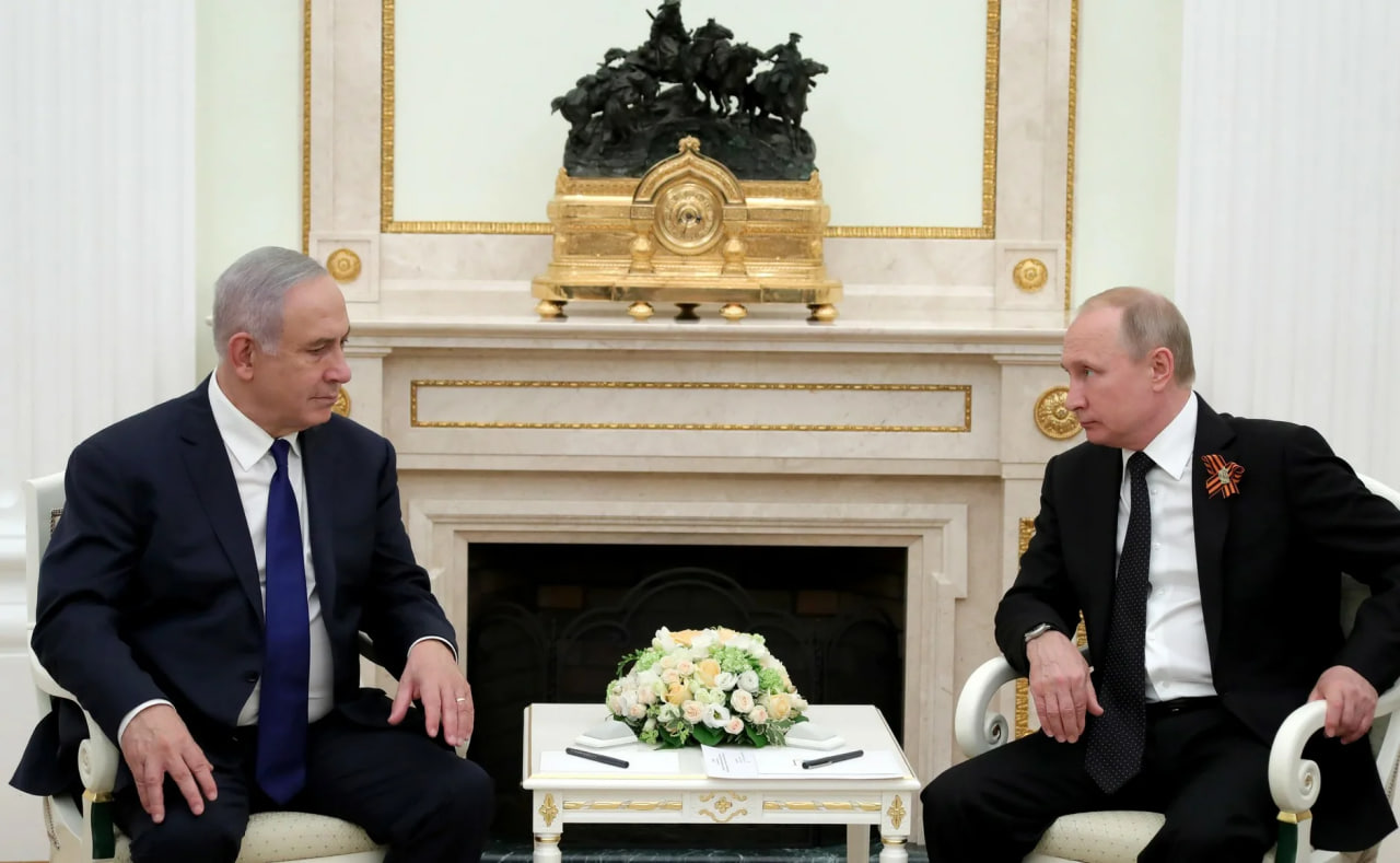 Путин Нетаняҳуни телефон орқали табриклади
